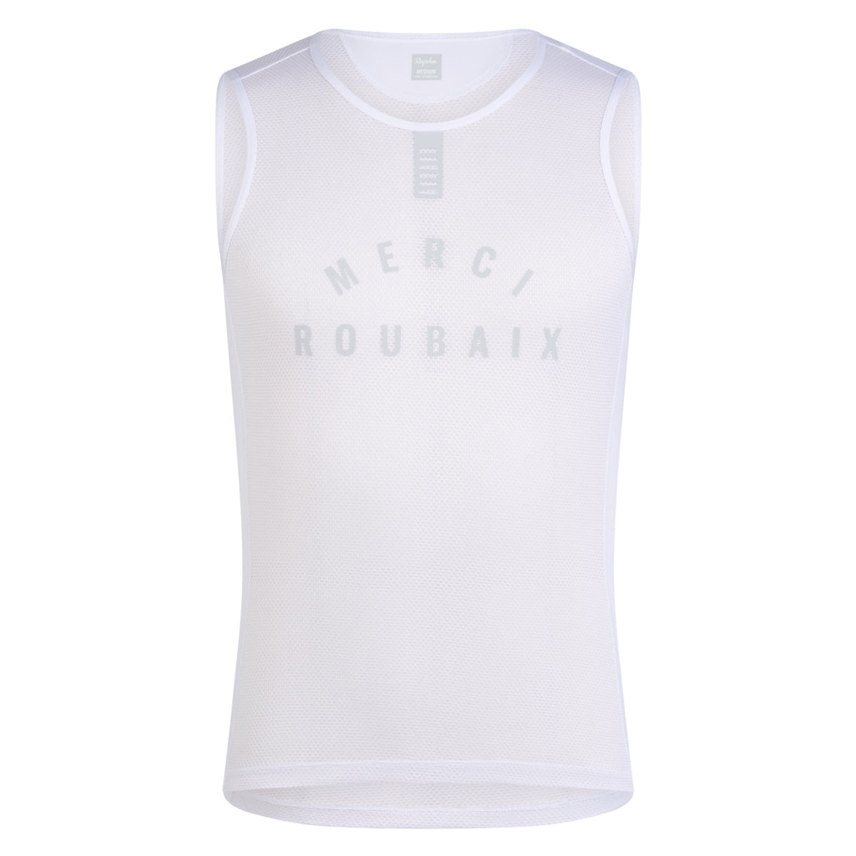 Men's Pro Team Sleeveless Race Base Layer - White/White