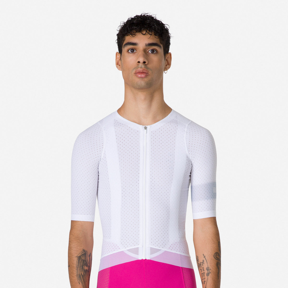 Men's Pro Team Ghost Air Jersey - White/Silver