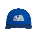 Kate Courtney 6 Panel Cap - Fossil Blue
