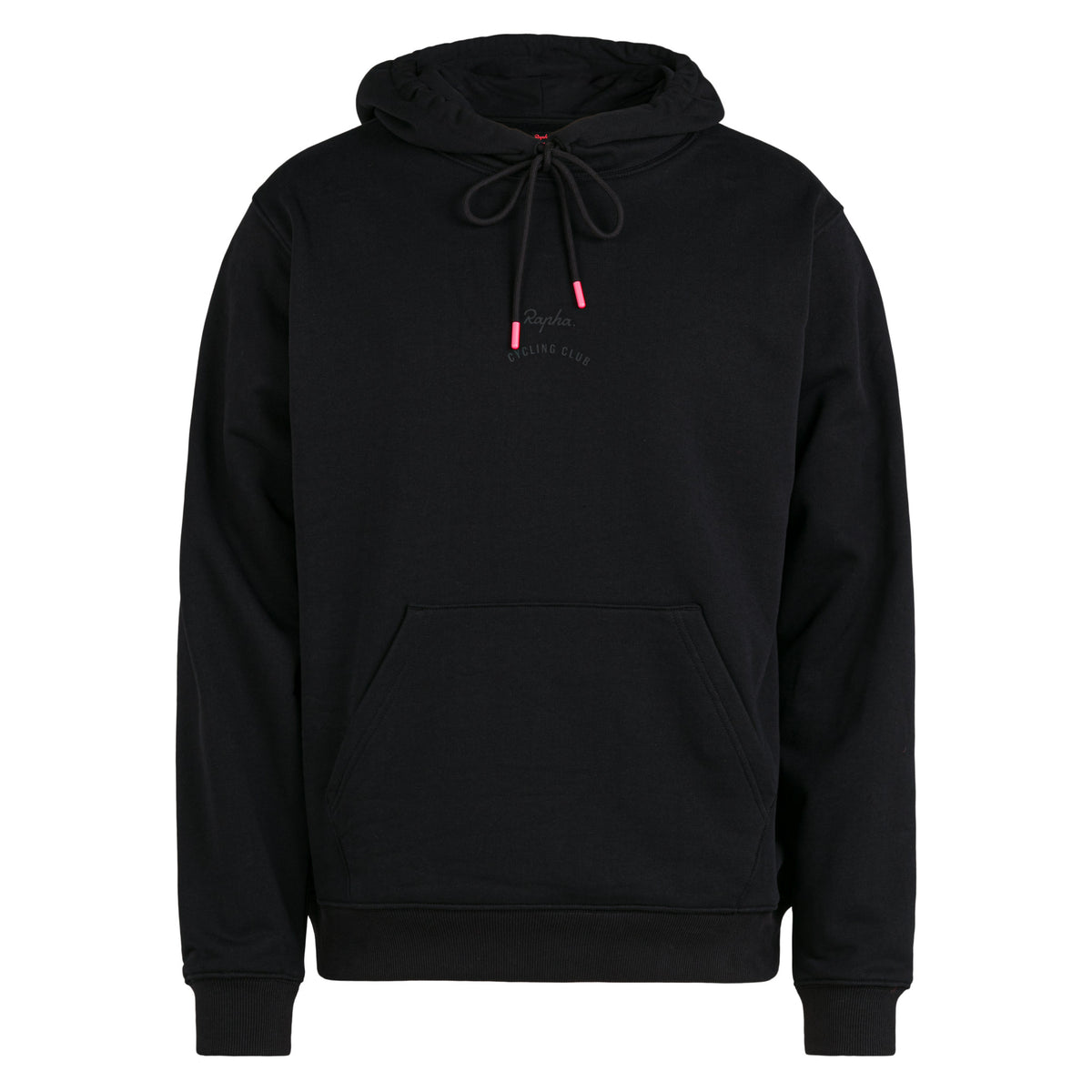 RCC Cotton Hoodie - Black/High-Vis Pink