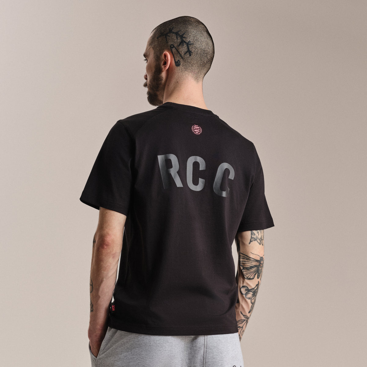 Men's RCC Cotton T-Shirt - Black/Black