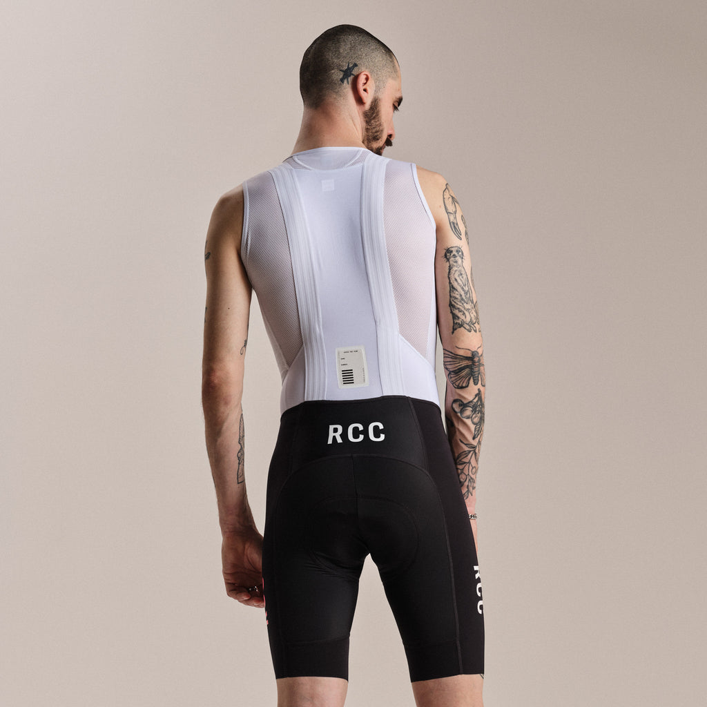 Men's RCC Pro Team Bib Shorts III - Black/High-Vis Pink