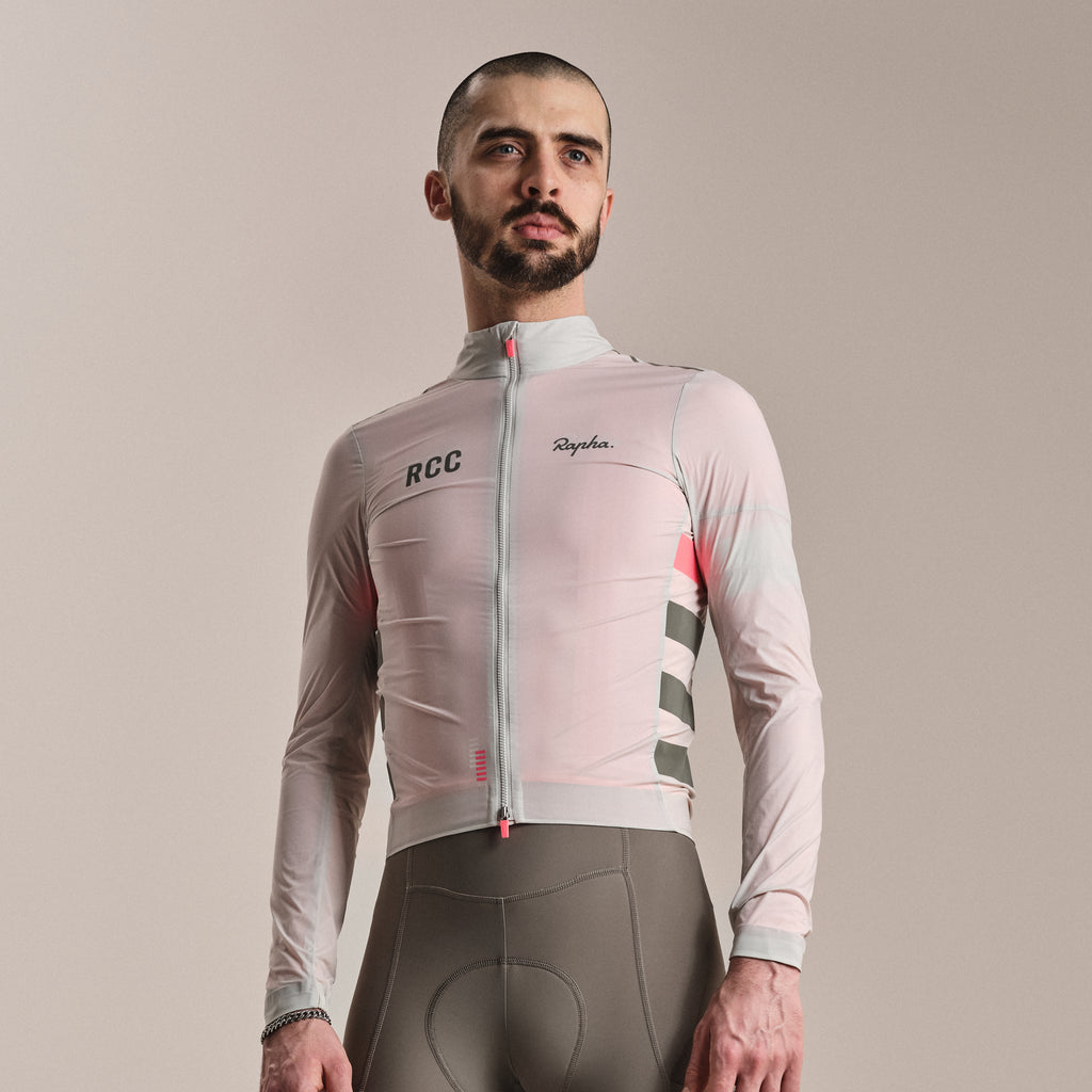 Men's RCC Pro Team Lightweight Wind Jacket - Grey/Smoke