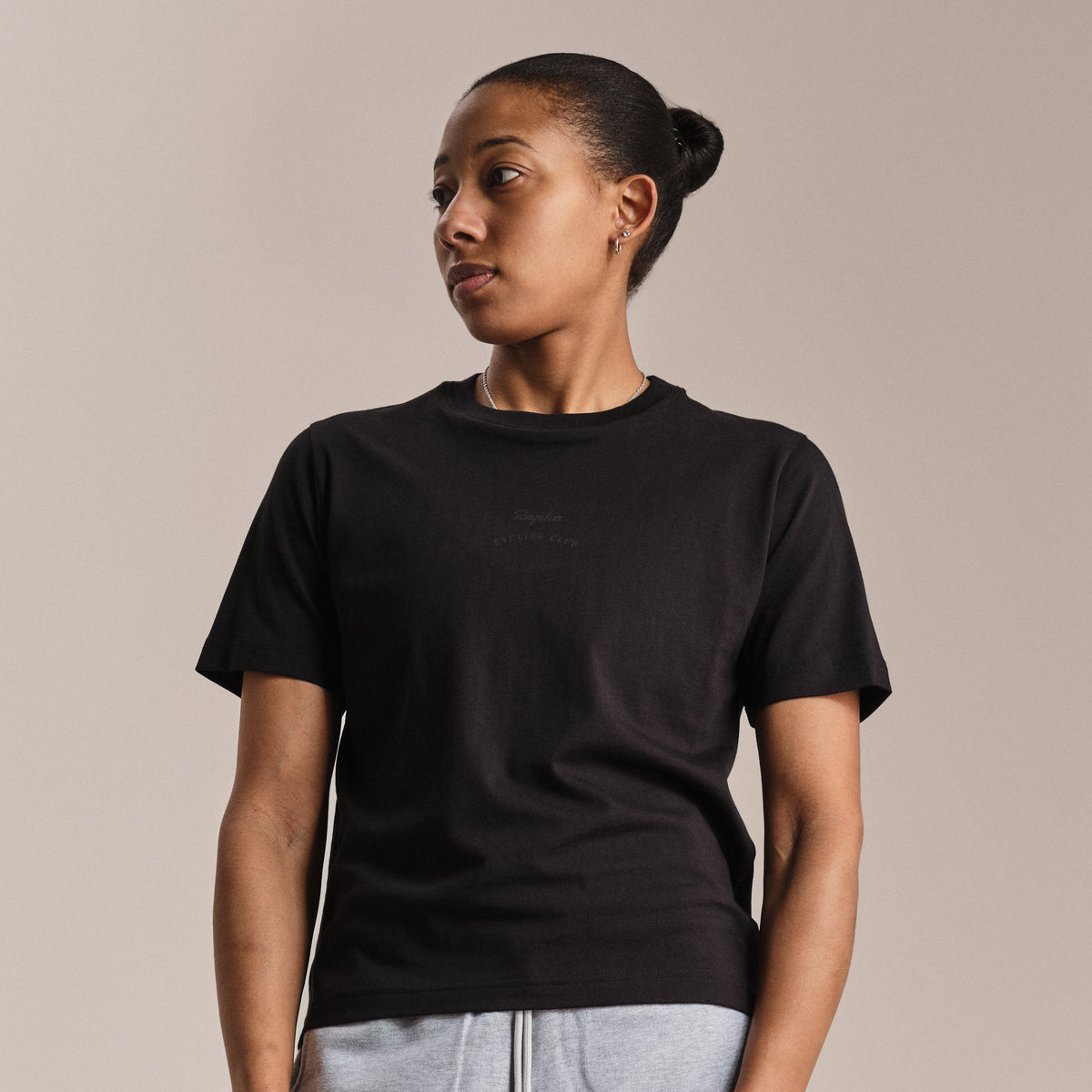 Women's RCC Cotton T-Shirt - Black/Black