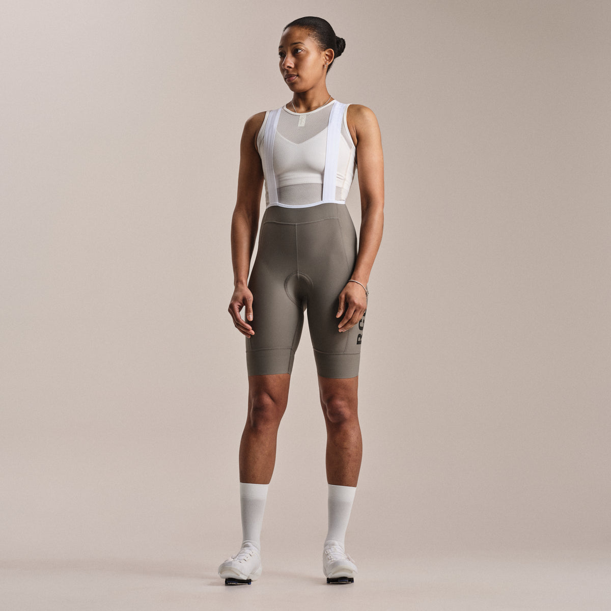 Women's RCC Pro Team Cargo Bib Shorts - Regular - Smoke/White