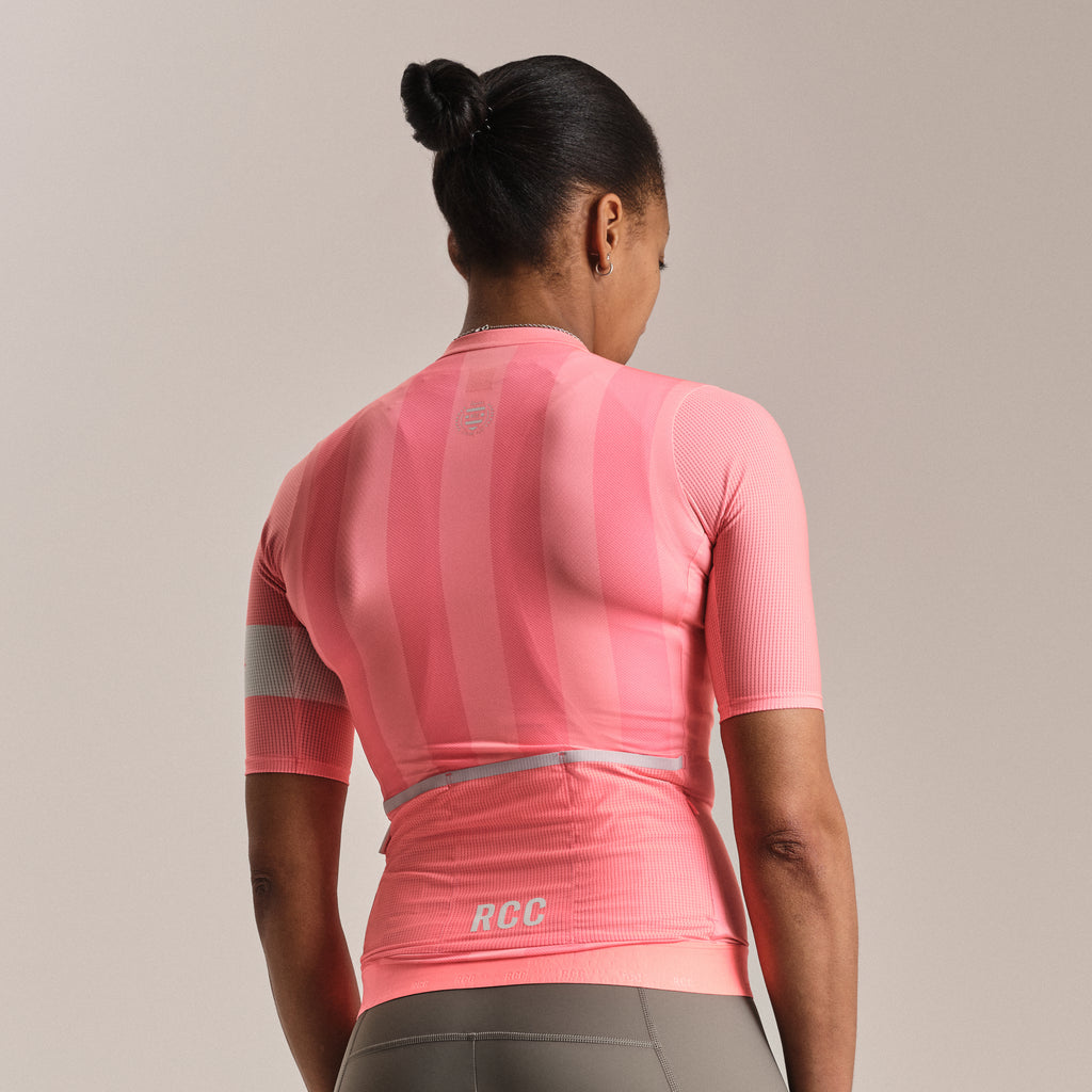 Women's RCC Pro Team Jersey II - Light Pink/High-Vis Pink