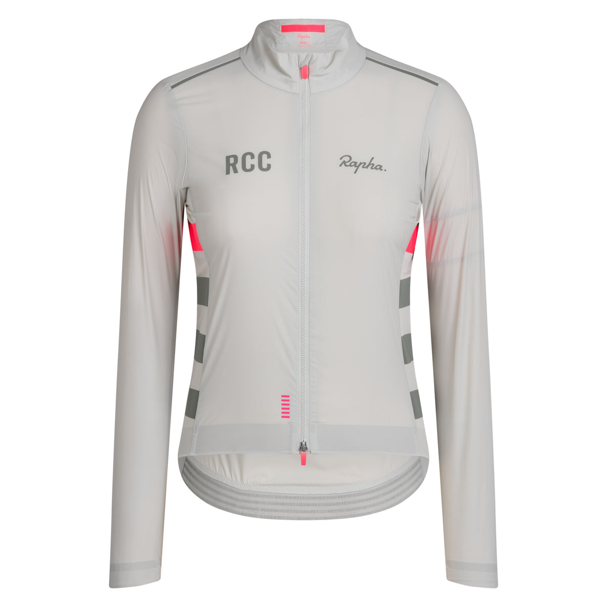Women's RCC Pro Team Lightweight Wind Jacket - Grey/Smoke