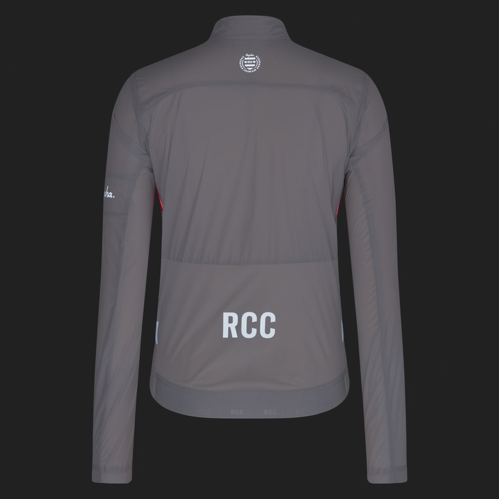 Women's RCC Pro Team Lightweight Wind Jacket - Grey/Smoke