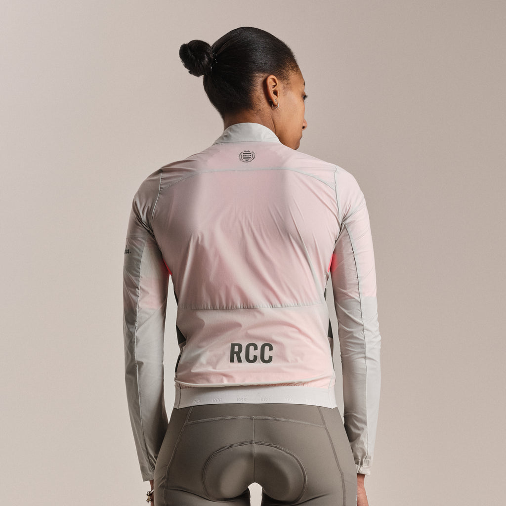 Women's RCC Pro Team Lightweight Wind Jacket - Grey/Smoke