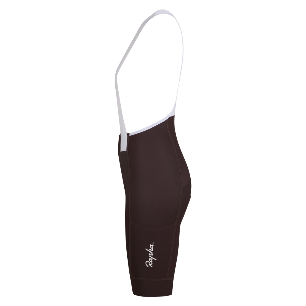 Women's Brevet Element Cargo Bib Shorts - Chocolate/White
