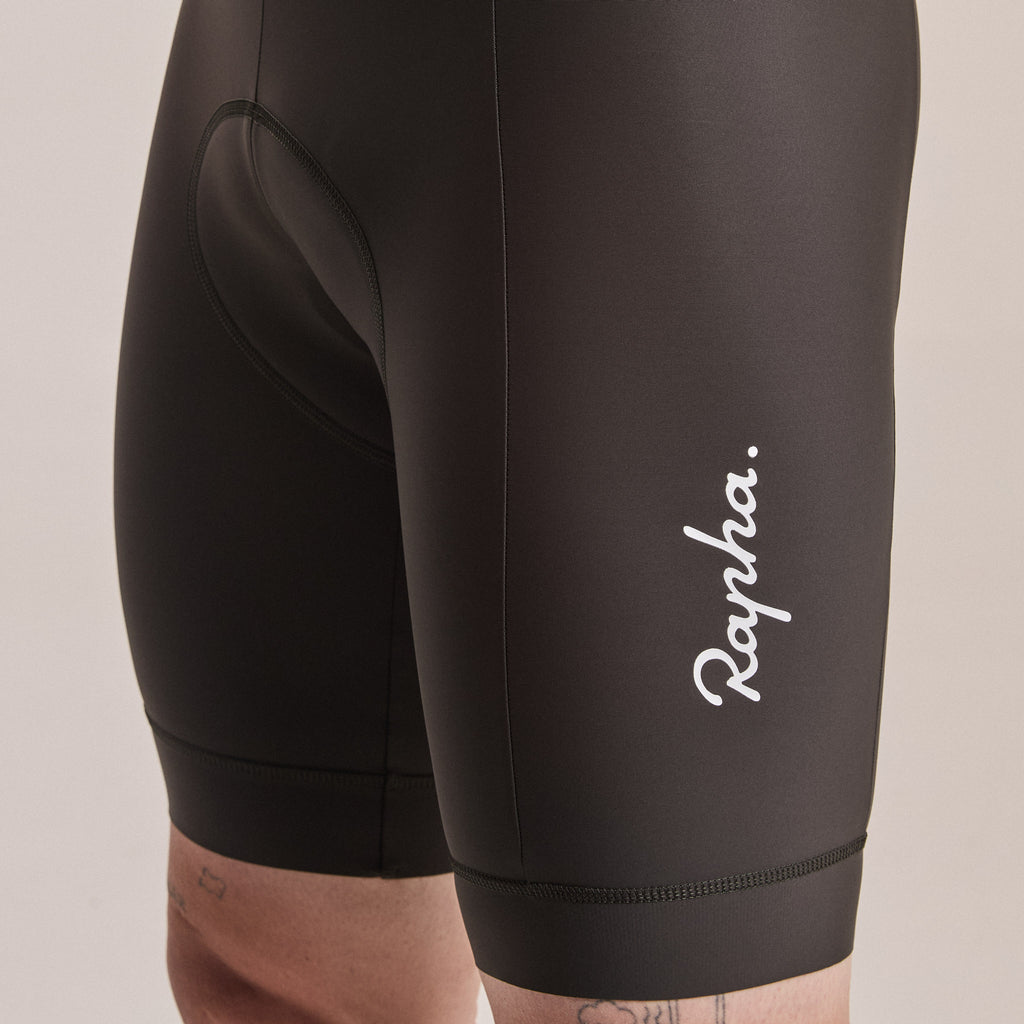 Men's Core Bib Shorts - Charcoal/White