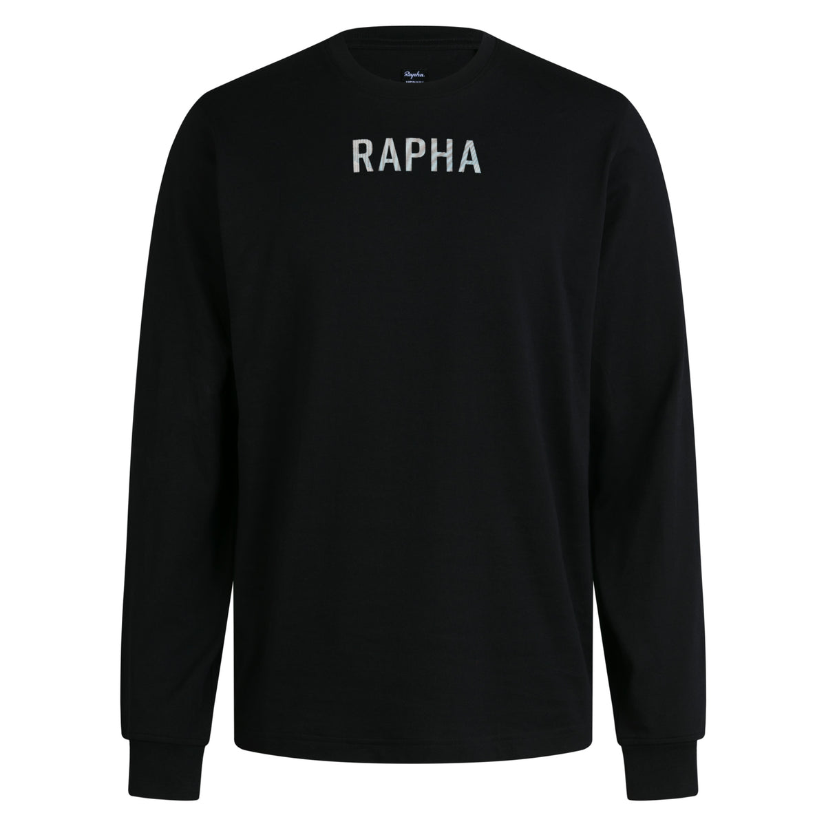 Long Sleeve T-Shirt - Reaction-diffusion - Black/Peach