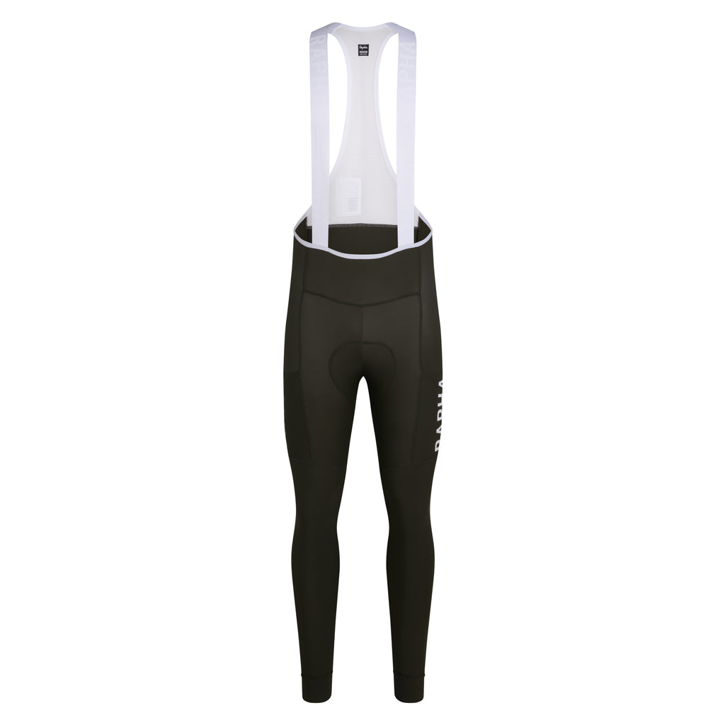 Men's Pro Team Lightweight Cargo Tights - Bottle Green/White
