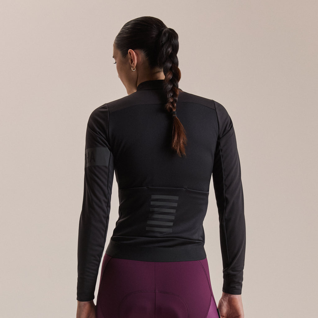 Women's Pro Team Thermal Jacket - Black/Black