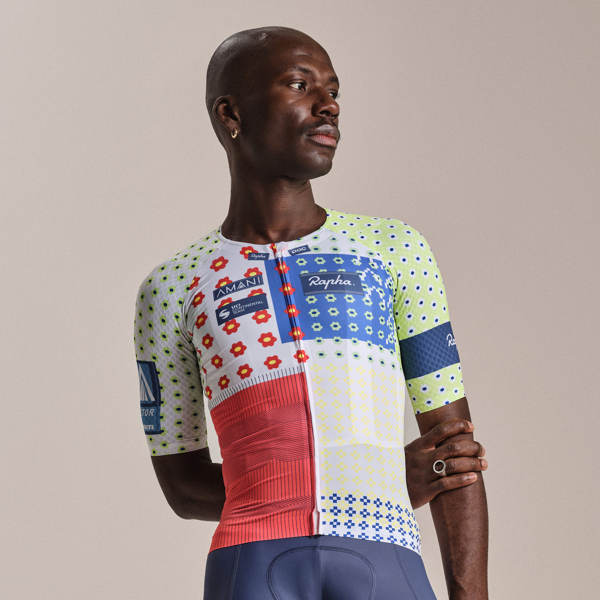AMANI Men's Pro Team Aero Jersey - Multicolour