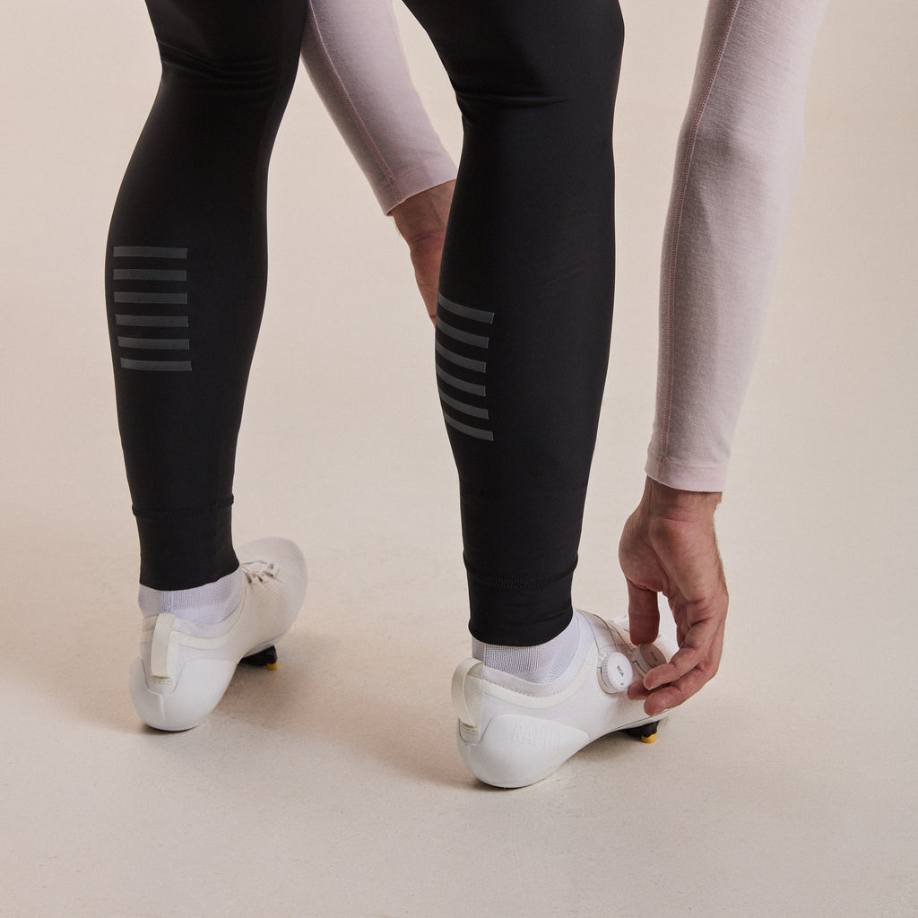 Men's RCC Pro Team Lightweight Cargo Tights - Black/Hi-Vis Pink