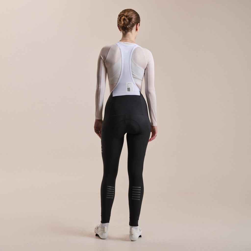 Women's RCC Pro Team Lightweight Cargo Tights - Black/Hi-Vis Pink