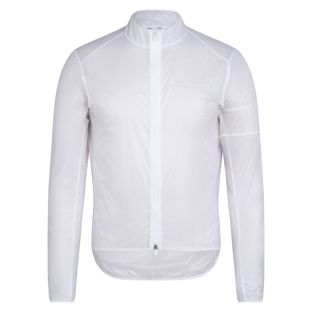 Men's Pro Team Wind Jacket - Novantasei - Transparent/White