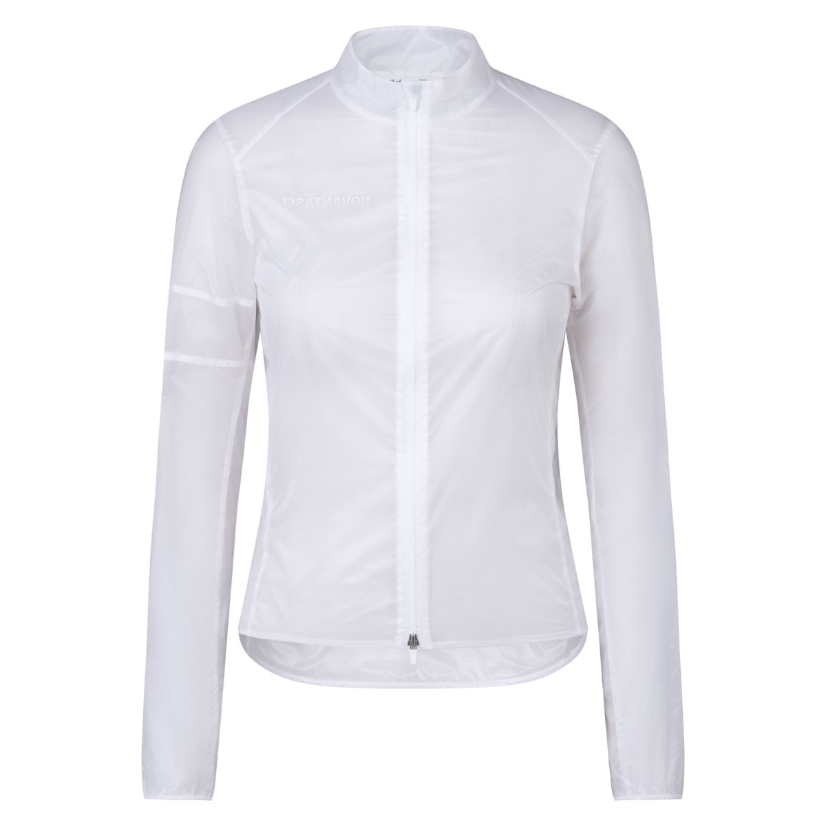 Women's Pro Team Wind Jacket - Novantasei - Transparent/White