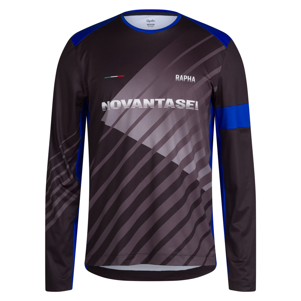 Long Sleeve Tech Tee - Novantasei - Black/Fresh Green