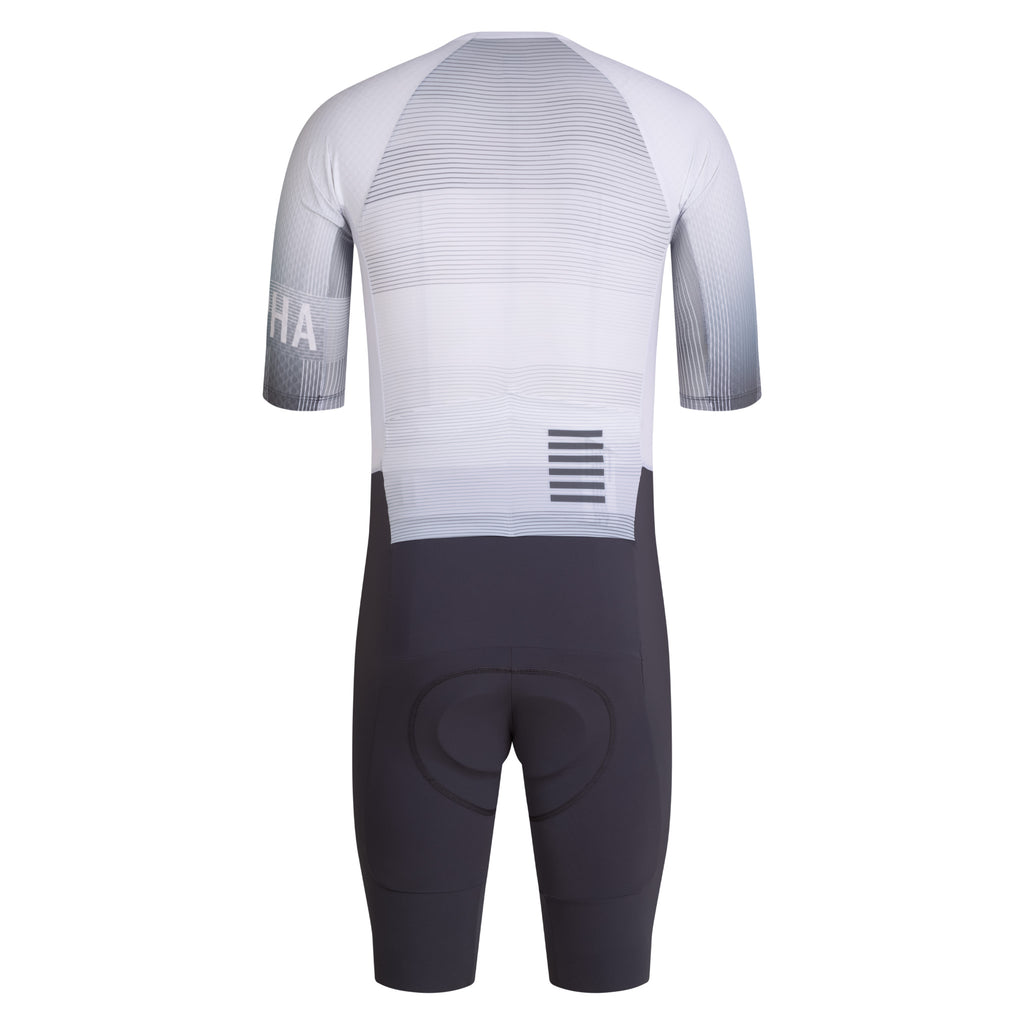 Men's Pro Team Summer Roadsuit - Lightspeed - White/Iron Grey