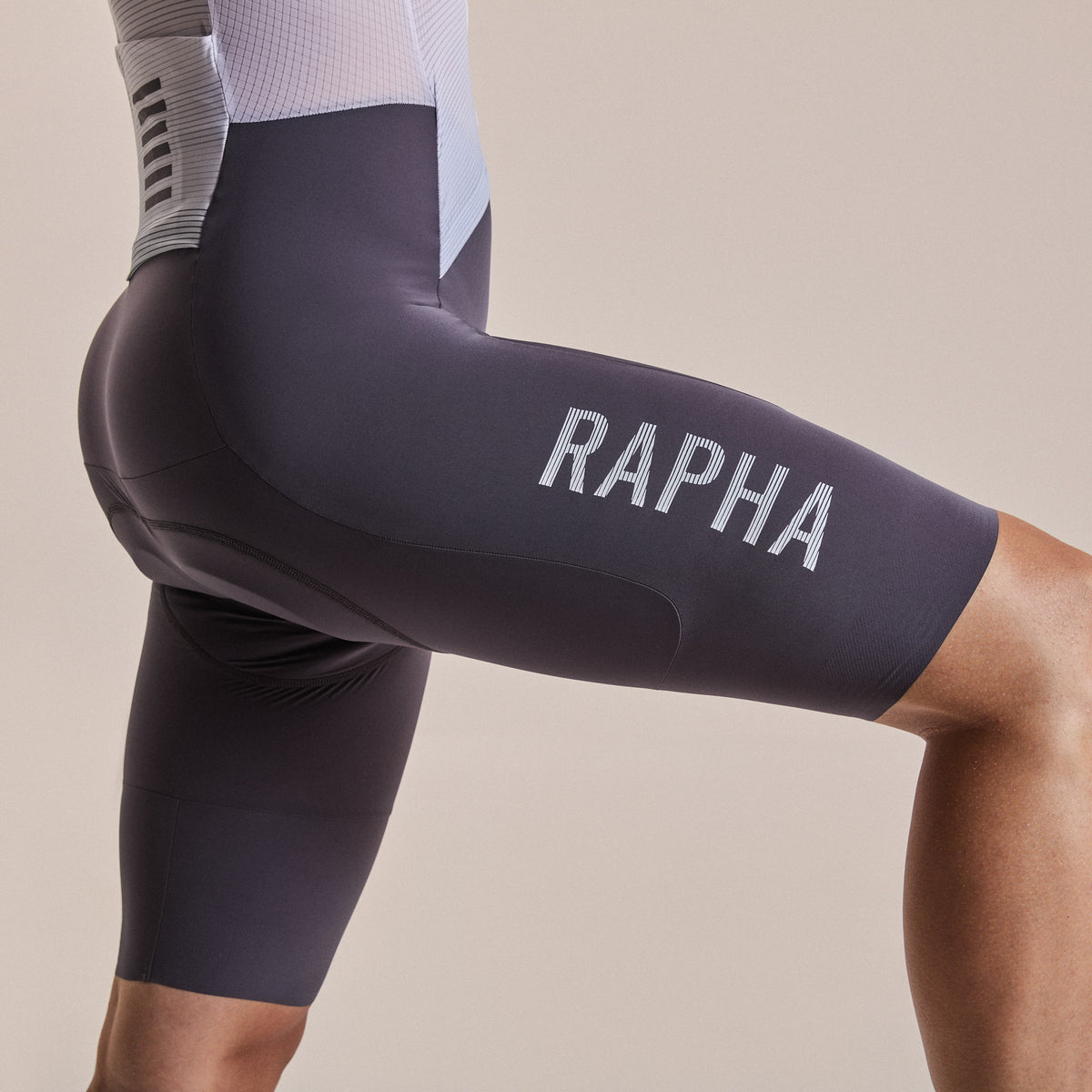 Men's Pro Team Summer Roadsuit - Lightspeed - White/Iron Grey