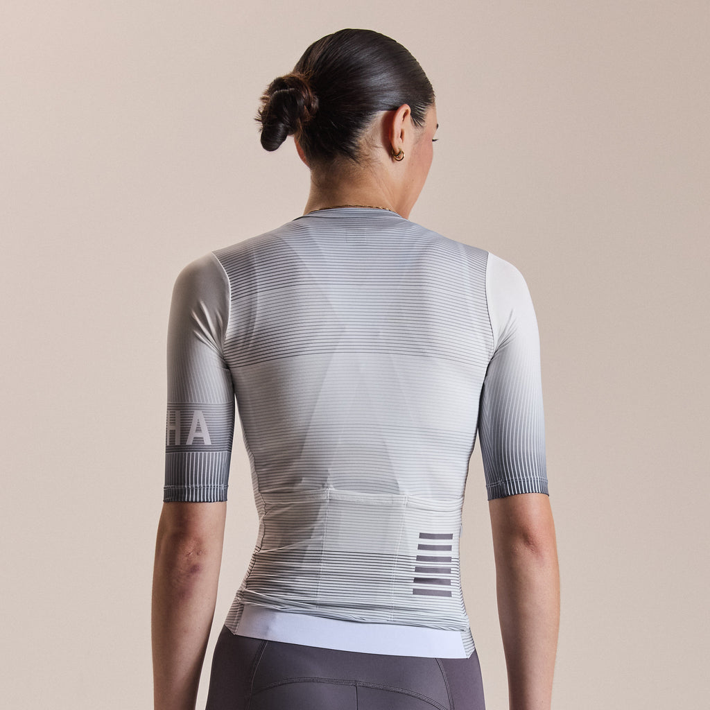 Women's Pro Team Rouleur Jersey - Lightspeed - White