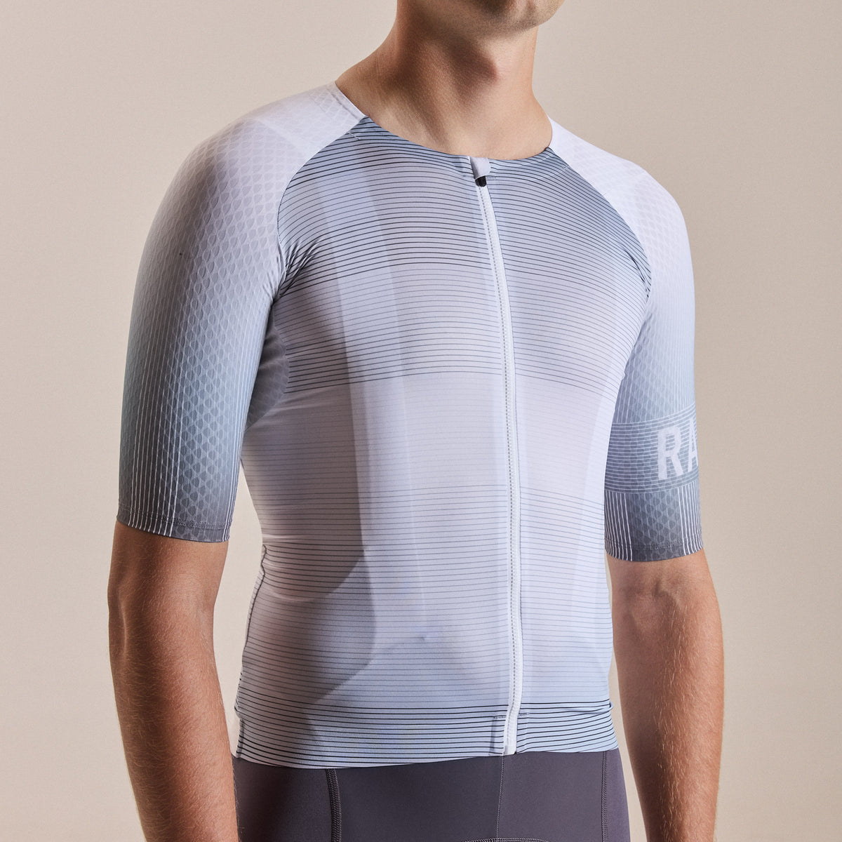 Men's Pro Team Aero Jersey - Lightspeed - White