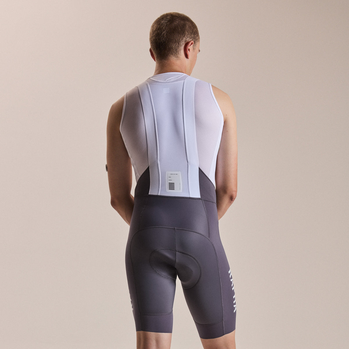 Men's Pro Team Bib Shorts III - Lightspeed - Iron Grey/White