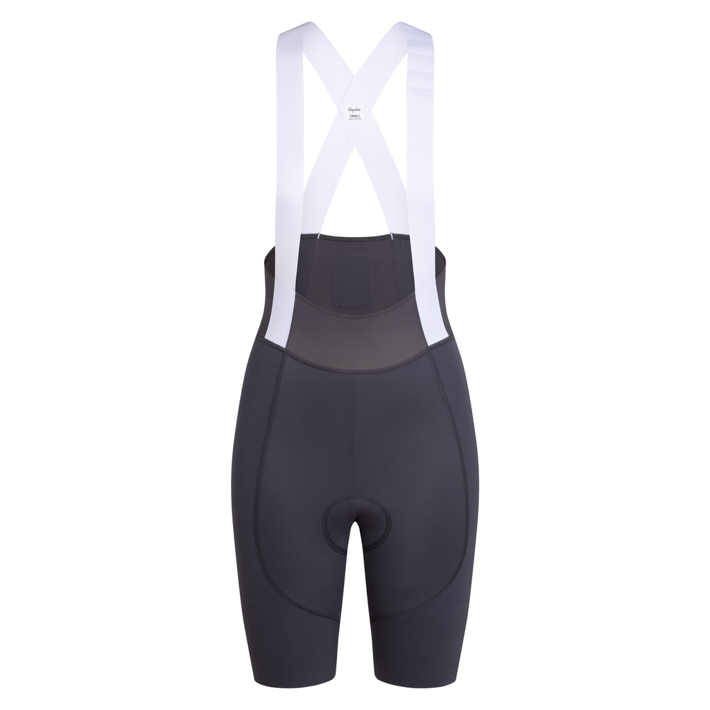 Women's Pro Team Bib Shorts III - Lightspeed - Iron Grey/White