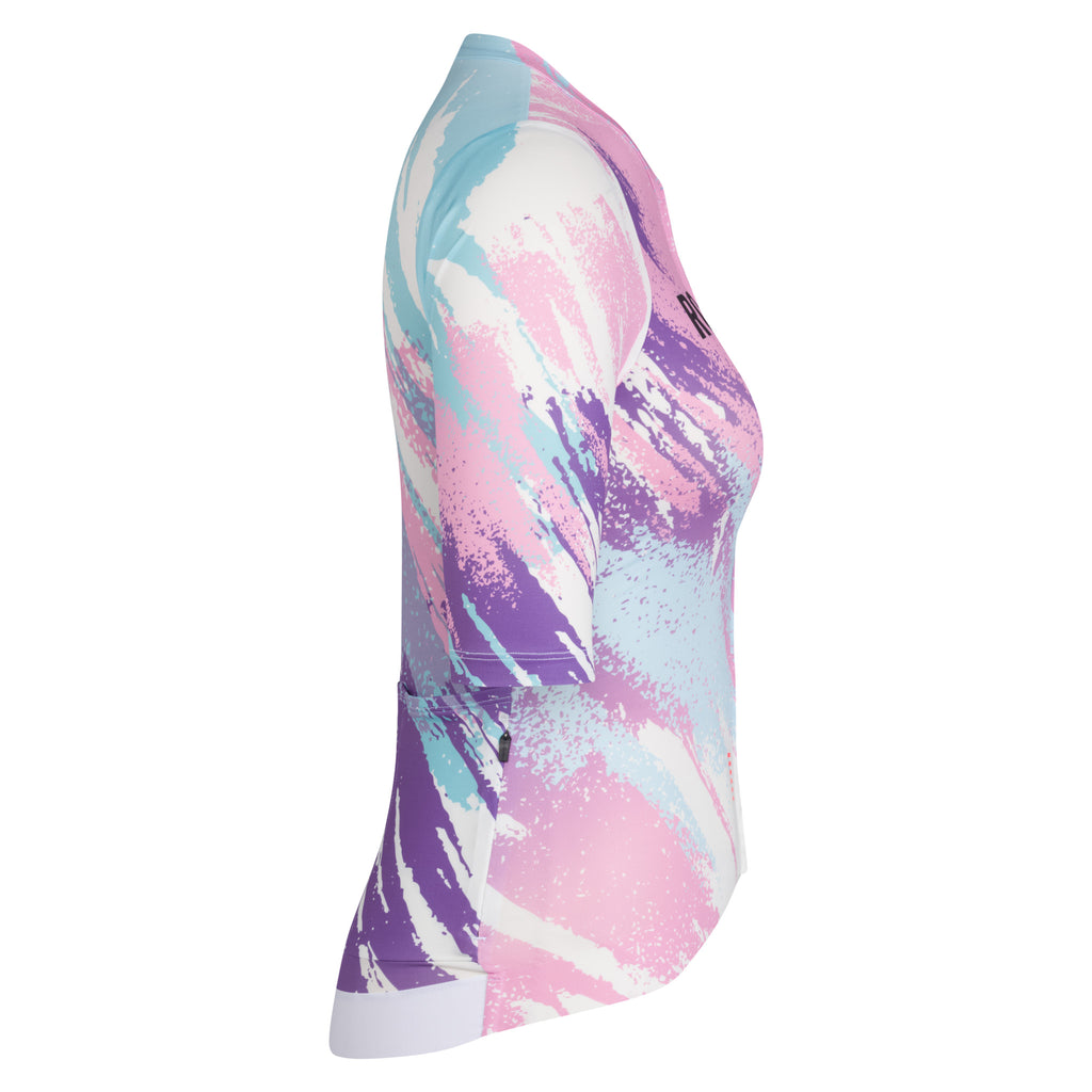 Women's Pro Team Rouleur Jersey - RCC Switch Out - Smooth Pink/Clear Blue