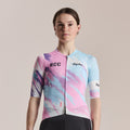 Women's Pro Team Rouleur Jersey - RCC Switch Out - Smooth Pink/Clear Blue