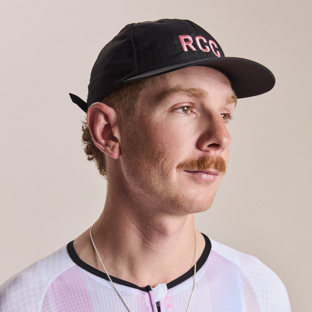 6 Panel Cap - RCC Switch Out - Black/Smooth Pink