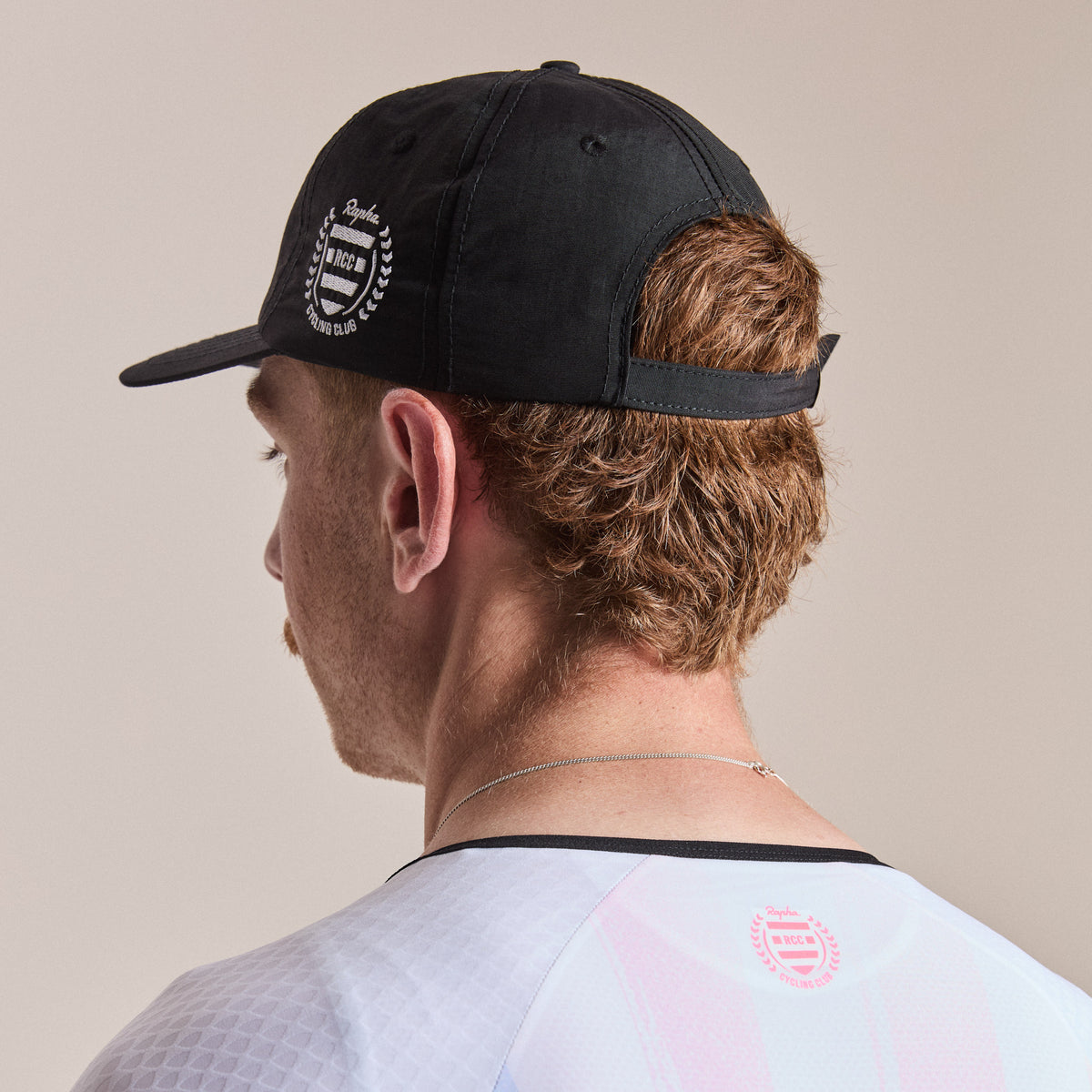 6 Panel Cap - RCC Switch Out - Black/Smooth Pink