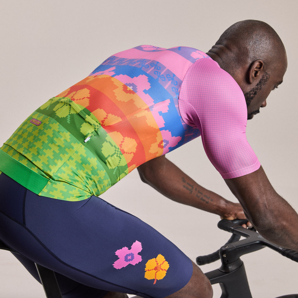 RCC + Yinka Ilori Men's Pro Team Rouleur Jersey - Multicolour