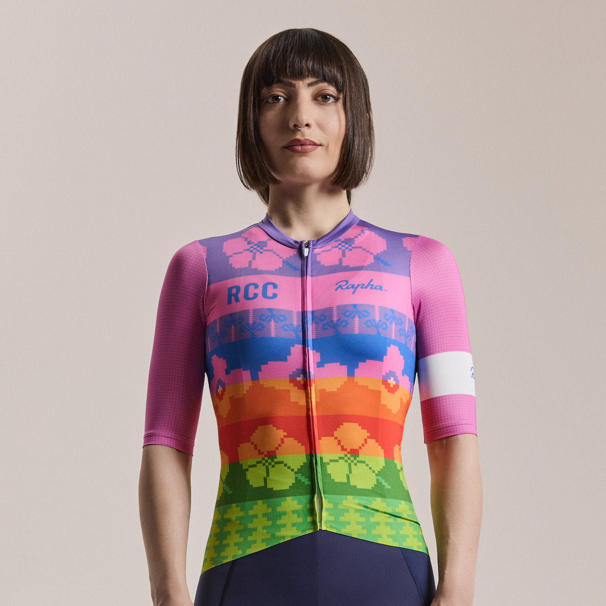 RCC + Yinka Ilori Women's Pro Team Rouleur Jersey - Multicolour