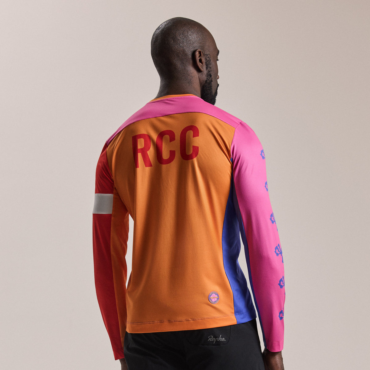 RCC + Yinka Ilori Men's Long Sleeve Tech Tee - Multicolour