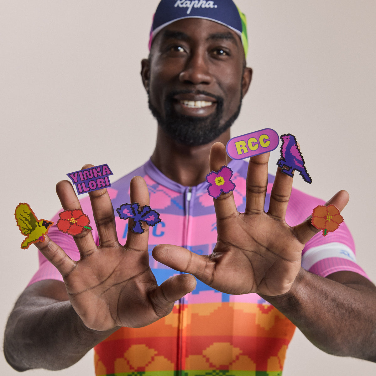 RCC + Yinka Ilori Sticker Pack - Multicolour