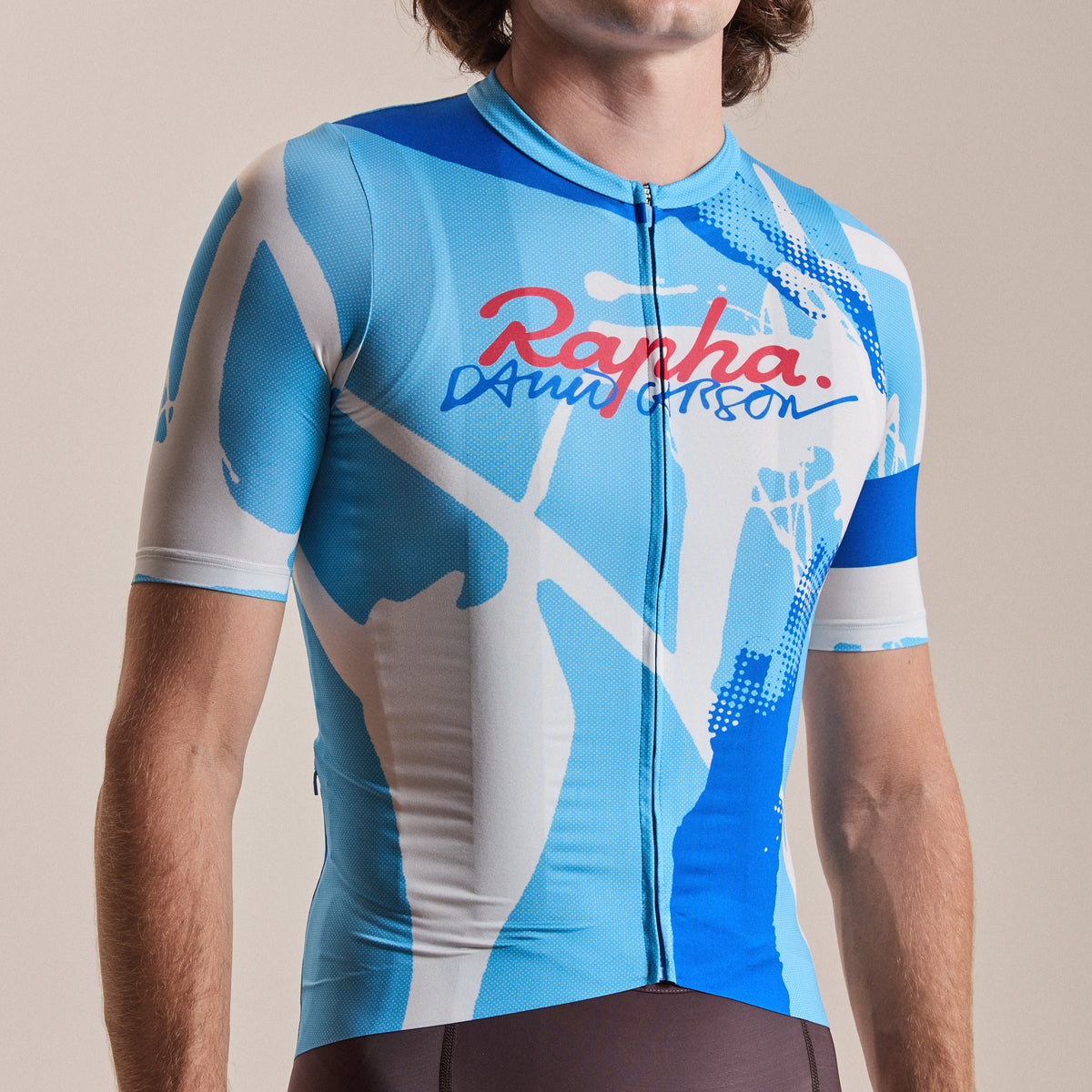 Rapha + David Carson Men's Pro Team Rouleur Jersey - Cornflower/Cobalt