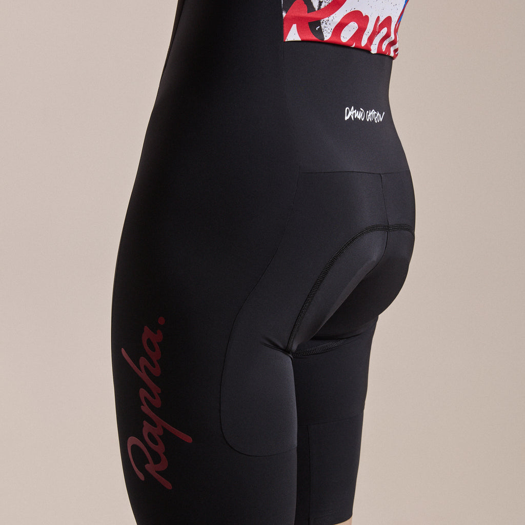 Rapha + David Carson Men's Pro Team Roadsuit - Black/Cobalt