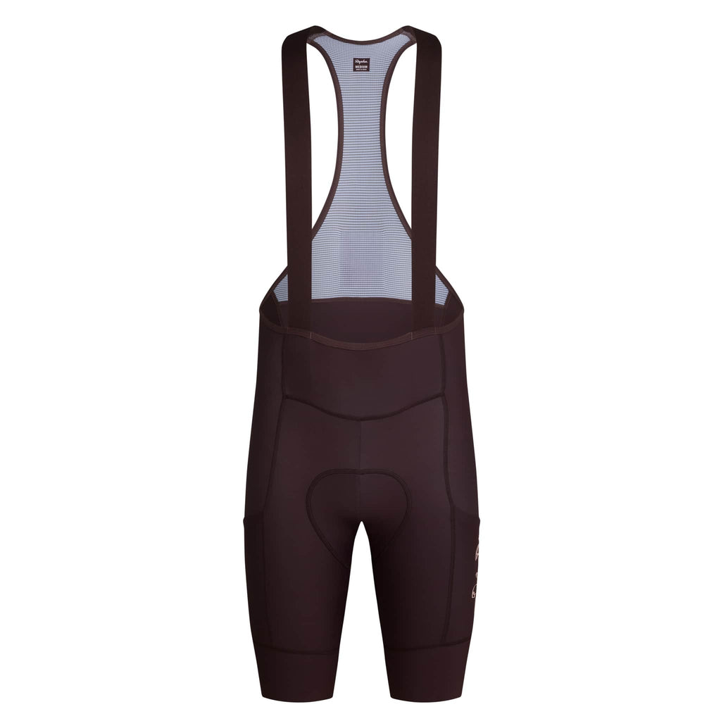 Rapha + David Carson Men's Pro Team Cargo Bib Shorts - Chocolate/Cobalt