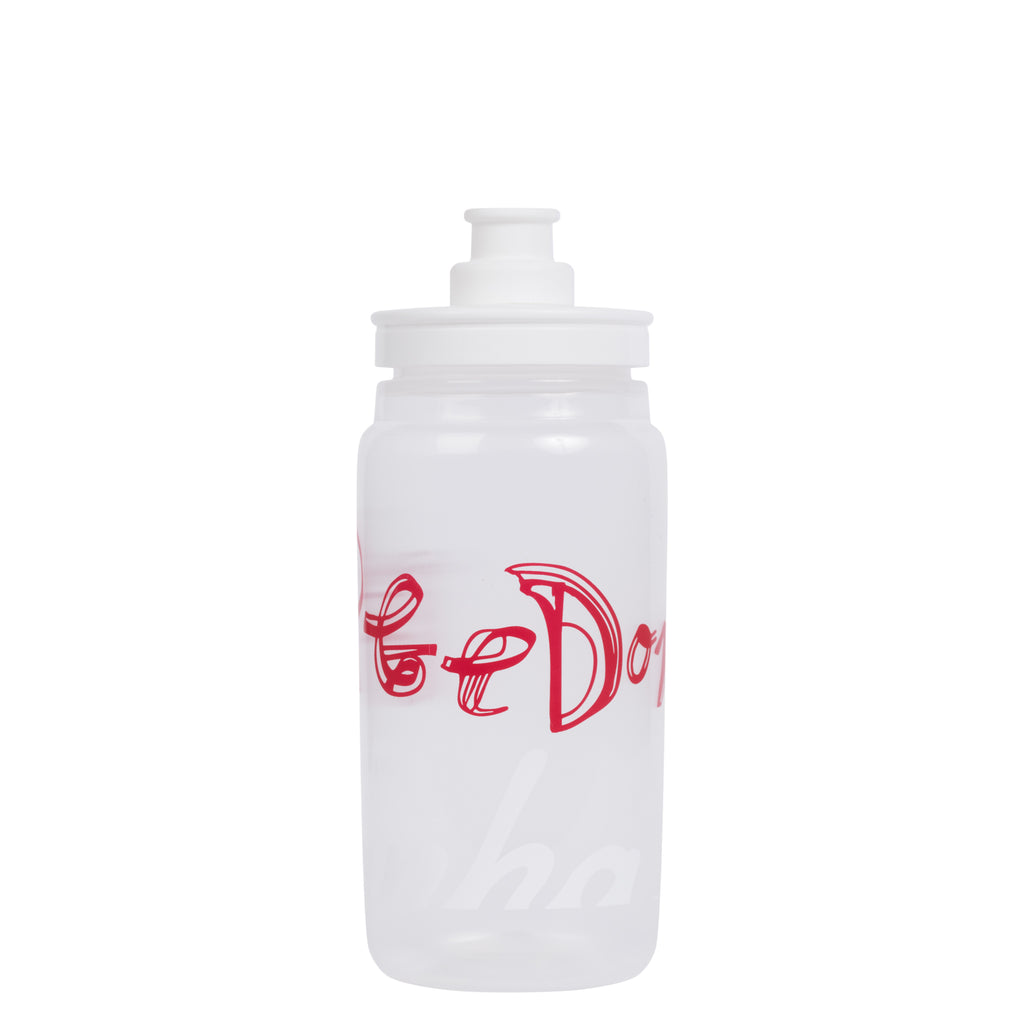 Rapha + David Carson Bidon - Transparent/Salsa Red