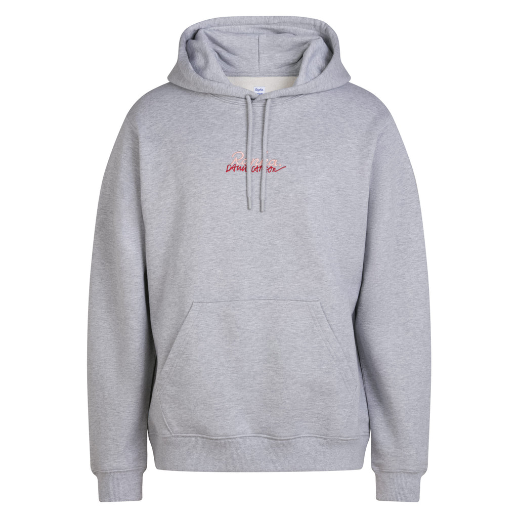 Rapha + David Carson Unisex Hoodie - Silver/White