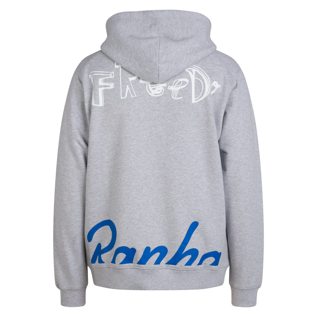 Rapha + David Carson Unisex Hoodie - Silver/White