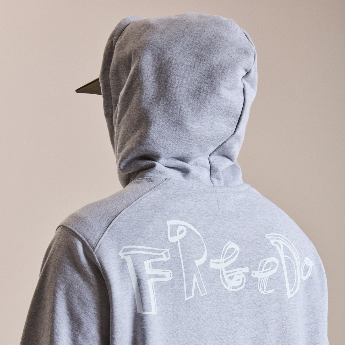 Rapha + David Carson Unisex Hoodie - Silver/White