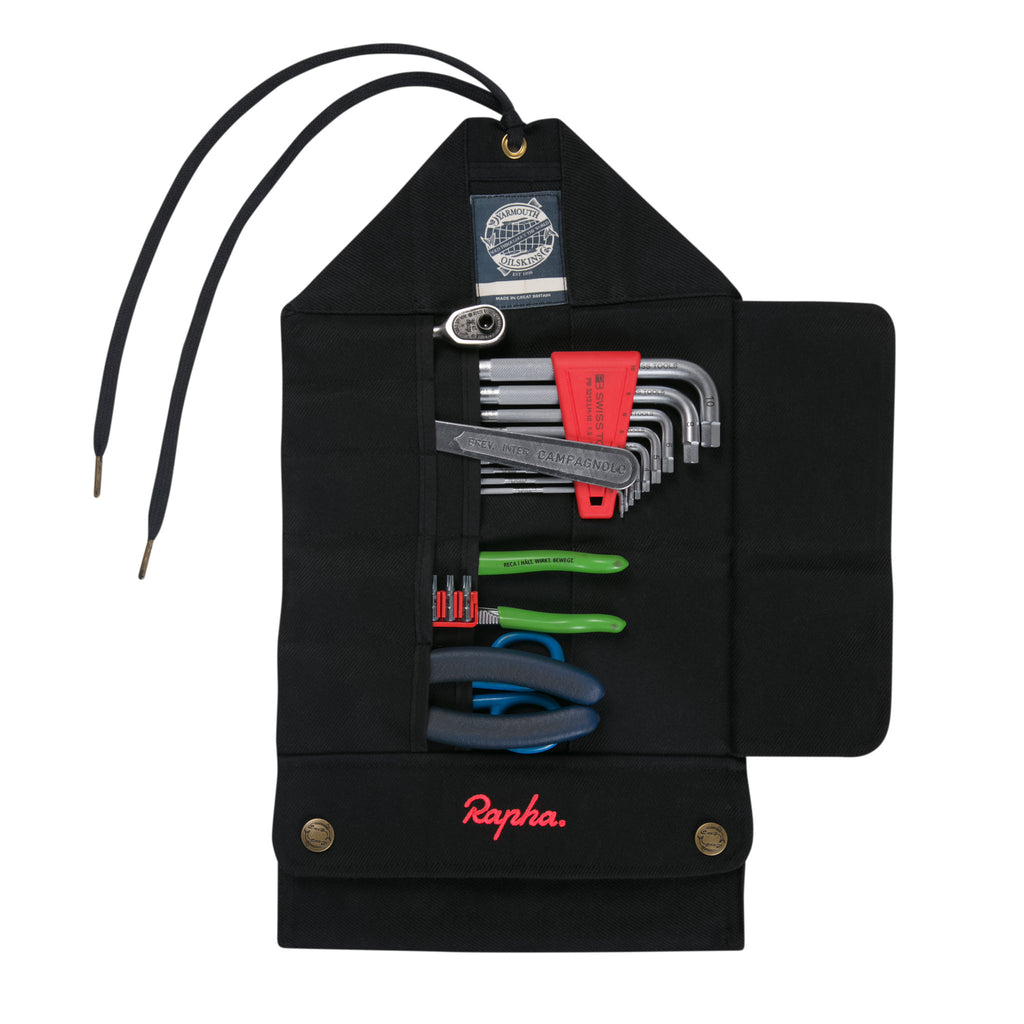 Rapha x Yarmouth Oilskins Tool Roll - Black/High-Vis Pink