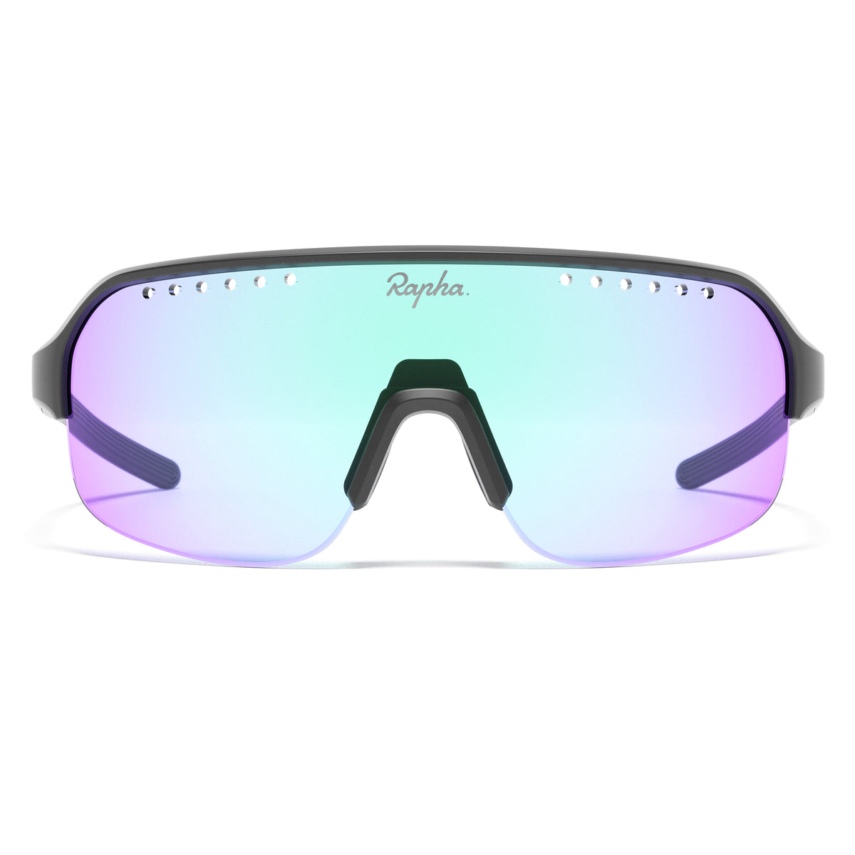 Rallar Glasses - Dark Navy/Purple Green Lens