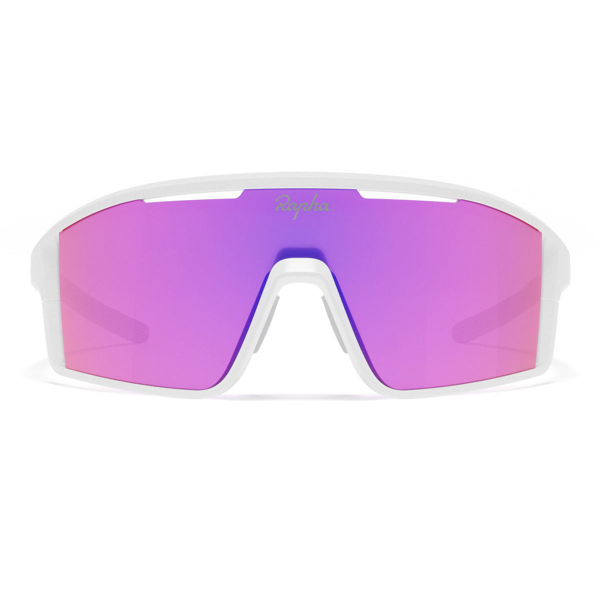 Sestri Glasses - White/Pink Blue Lens