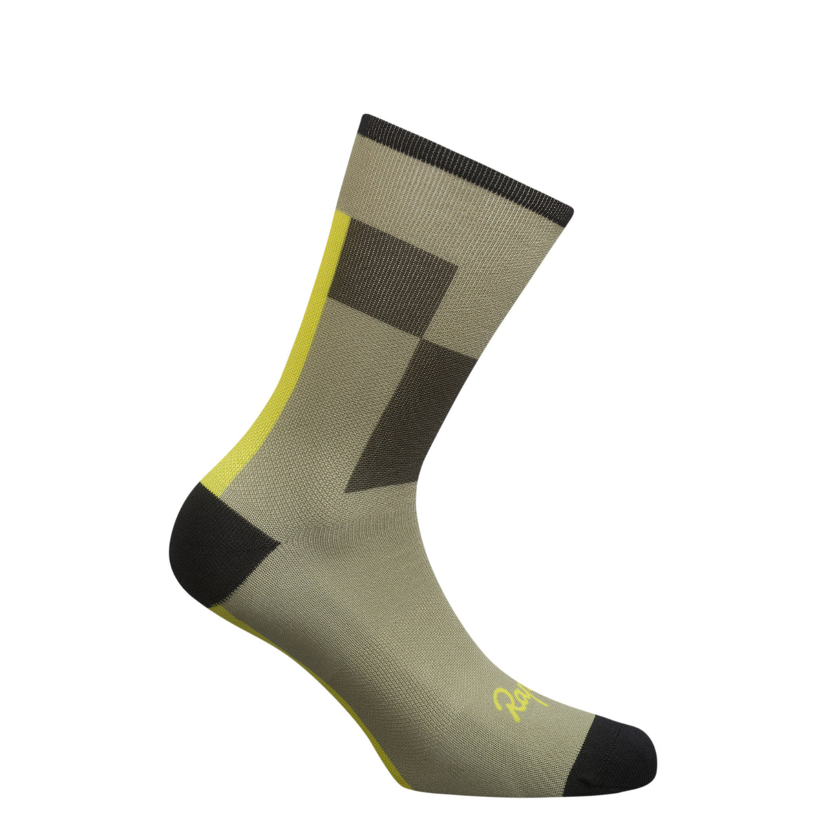 Graphic Socks - Gecko Yellow/Deep Olive Green