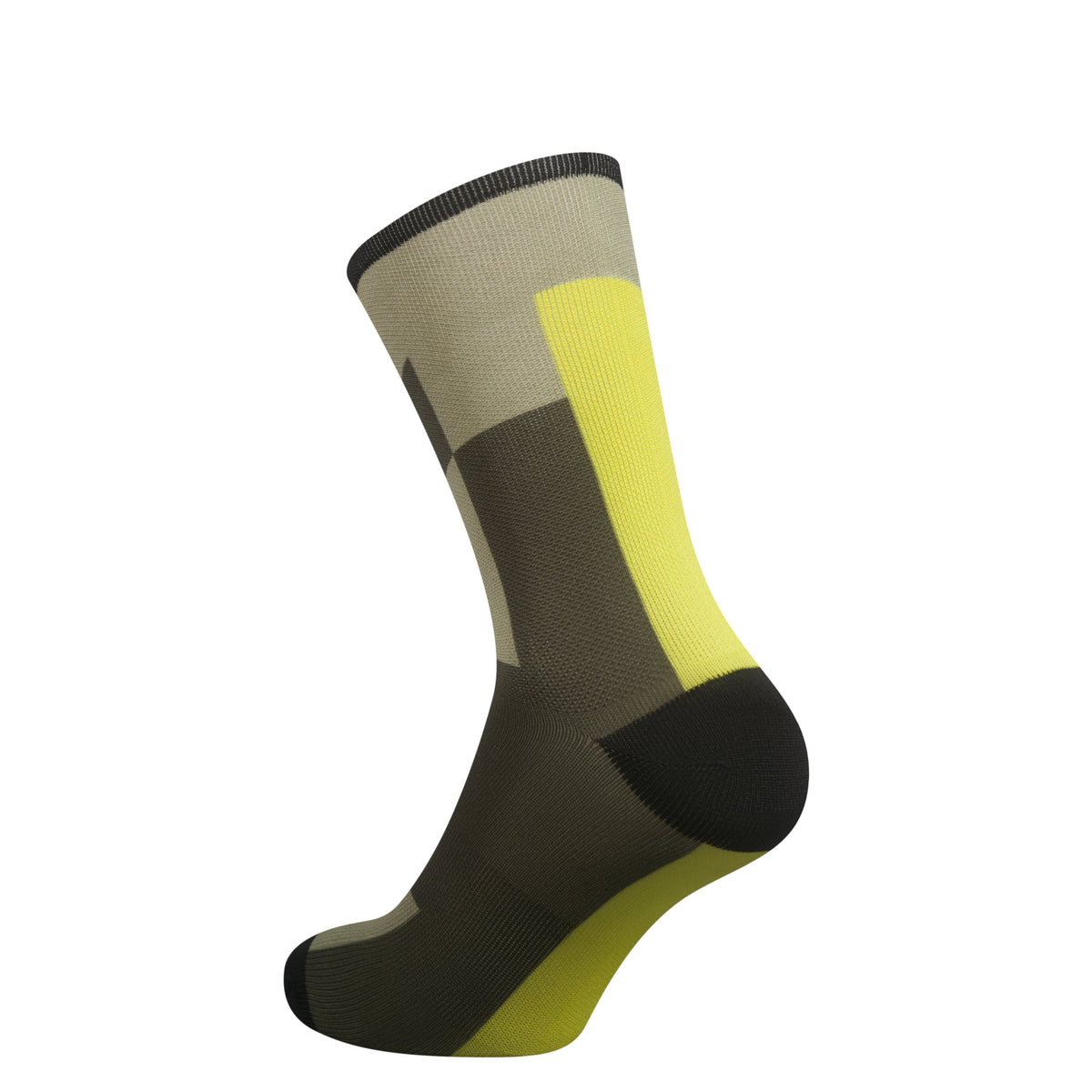 Graphic Socks - Gecko Yellow/Deep Olive Green
